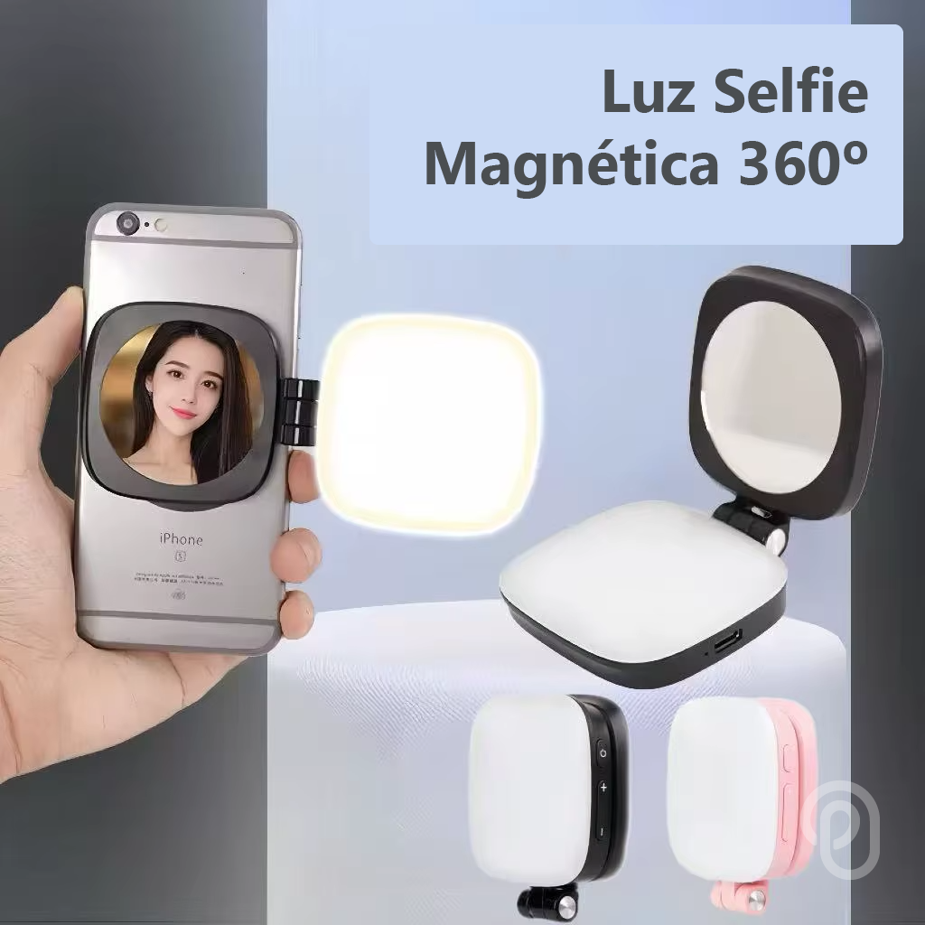 Luz Selfie Magnética 360º